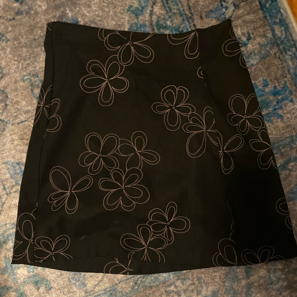 No Boundaries Black A-line Mini Skirt Cocktail